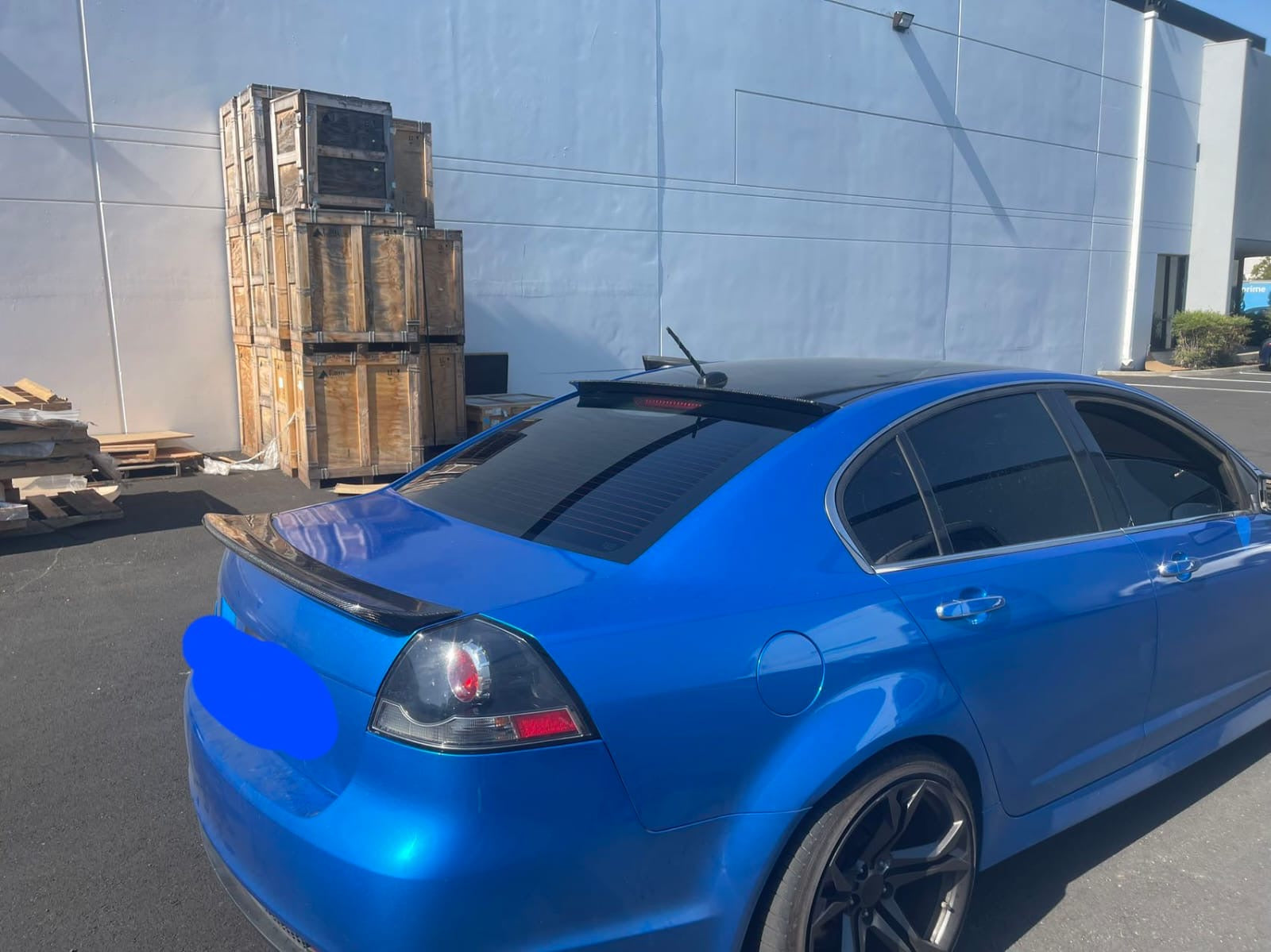 2008-2009 PONTIAC G8 CARBON FIBER REAR ROOF SPOILER WING